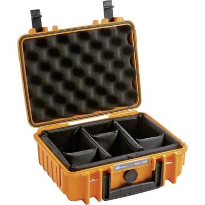 B&W 1000/O/RPD Bo&icirc;te &agrave; outils Orange Polypropyl&egrave;ne (PP), Valise