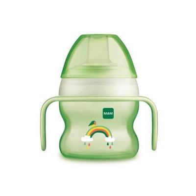 Tasse &agrave; bec souple 150ml vert - mam 