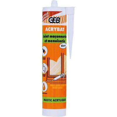 Geb - mastic acrylique blanc - cartouche 310 ml BD-627844