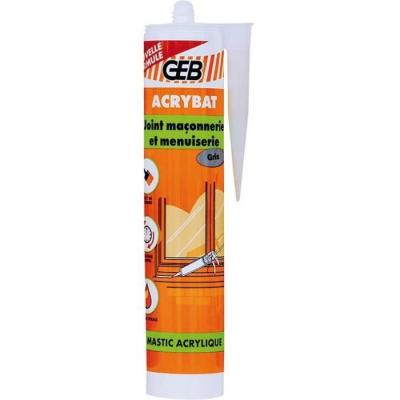 Geb - mastic acrylique gris - cartouche 310 ml BD-627852