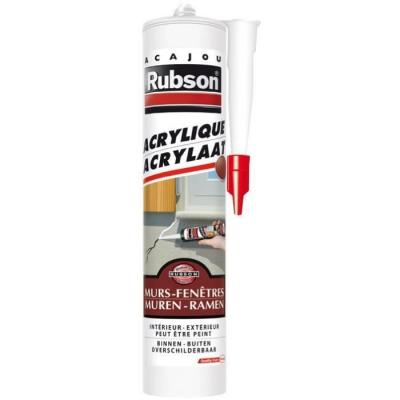 Mastic Perfect Home RUBSON Acrylique Murs-Fen&ecirc;tres Acajou 280ml