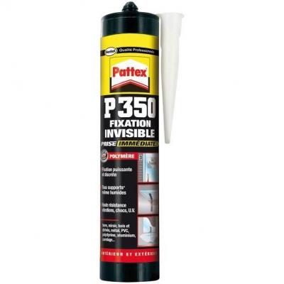 Mastic P350 - fixation invisible - prise imm&eacute;diate - 294 g