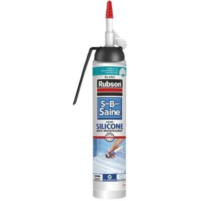 Mastic Sanitaires RUBSON SDB Saine Joint Facile Mastic Blanc MSP 200ml