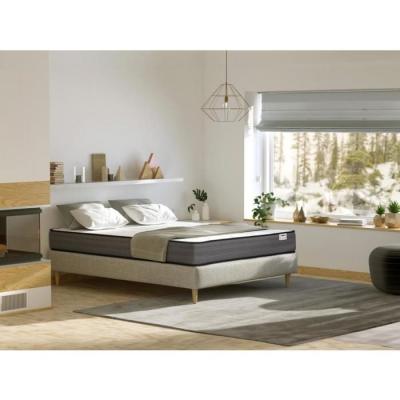 Matelas 140 x 190 cm ressorts ensach&eacute;s &eacute;p.20cm - AMBRACIE de DREAMEA