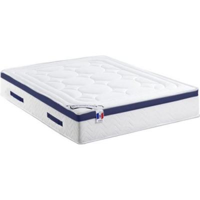 Matelas Ressorts Ensach&eacute;s M&eacute;moire de Forme Marquis de Dreamea - 140x190cm - Bleu