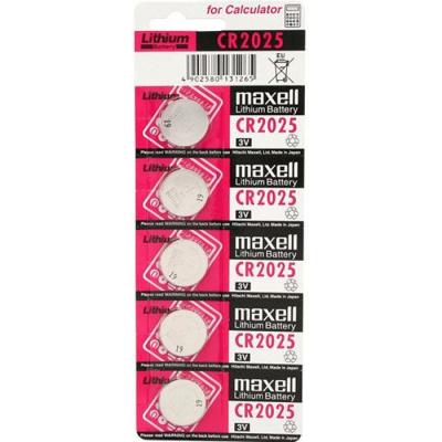 Maxell Pile bouton CR 2025 pile, 5 pcs 