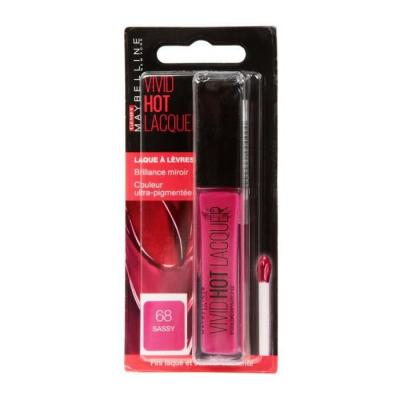 Maybelline - Rouge &agrave; l&egrave;vres VIVID HOT LACQUER 68 sassy 7.7 ml