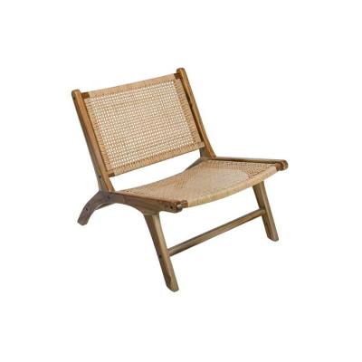 Miliboo - Fauteuil teck et rotin HAMMA