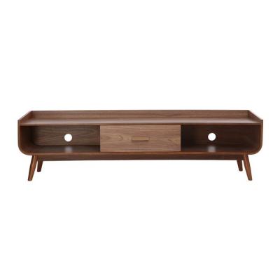 Meuble TV vintage bois noyer 180 cm HALLEN - Noyer
