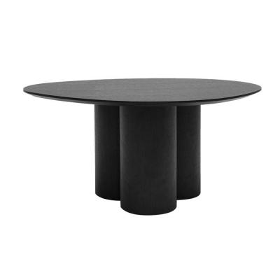 Miliboo - Table basse design bois noir L78 cm hollen - Noir