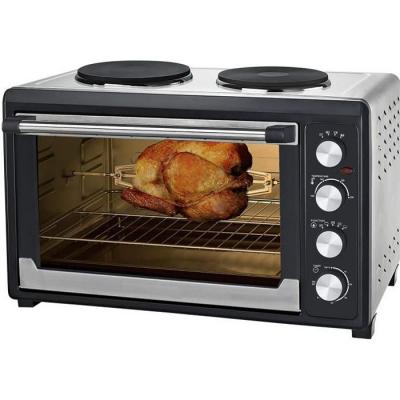Mini four de 60 litres avec convection et r&ocirc;tissoire  et pizza avec 2 plaques de cuisson