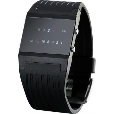 Montre &agrave; affichage binaire ''Future Line'' - homme, LED bleu