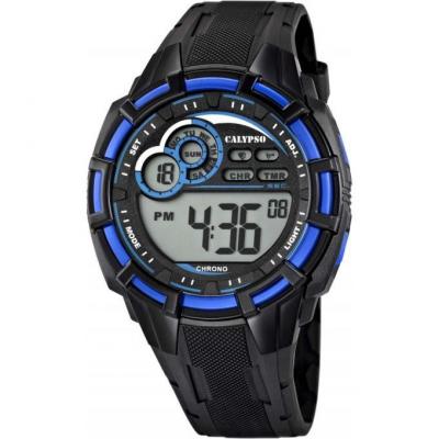 Montre Calypso K5625-2 - Montre Sport Digitale Bleue Homme
