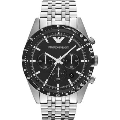 Montre Homme Emporio Armani Sportivo AR5988 Chronom&egrave;tre en acier