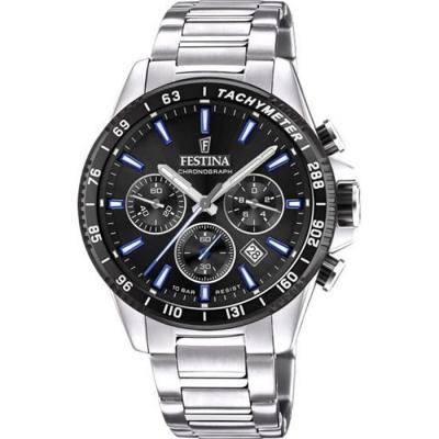 Chronograph Festina F20560/5 Cadran Noir - 45mm - 10ATM