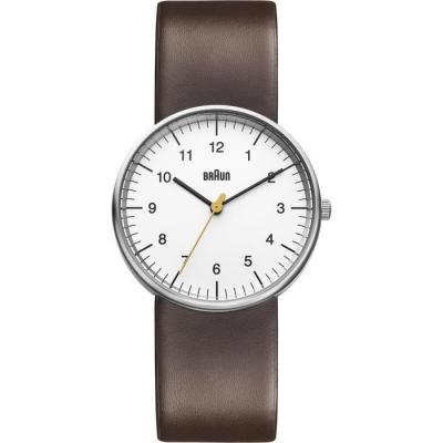 Braun Homme Analogique Quartz Montre Bracelet en Cuir BN0021WHBRG