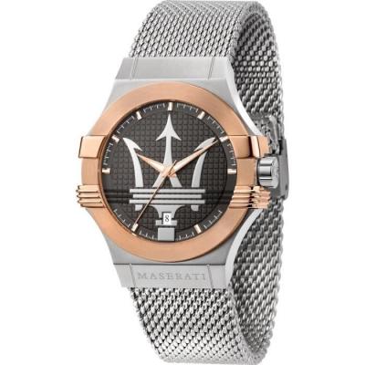 Maserati Montre &agrave; affichage analogique 'POTENZA 42MM' gris