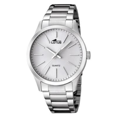 LOTUS Montre en Acier Minimalist L15959-1 - Homme - Argent&eacute;