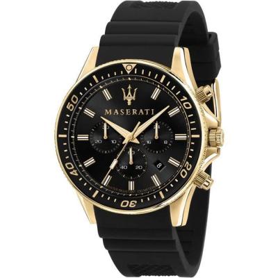 Maserati Montre &agrave; affichage analogique 'SFIDA 44MM' or