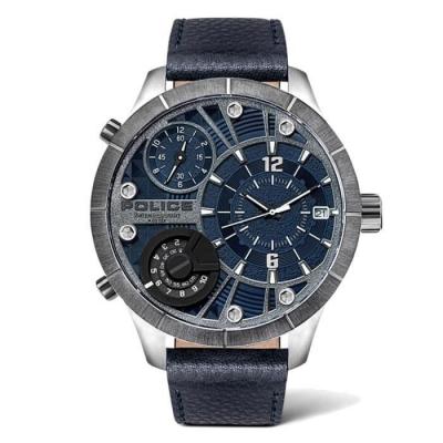 Police PL15662XSTU.03, Quartz, 52mm, 5ATM 