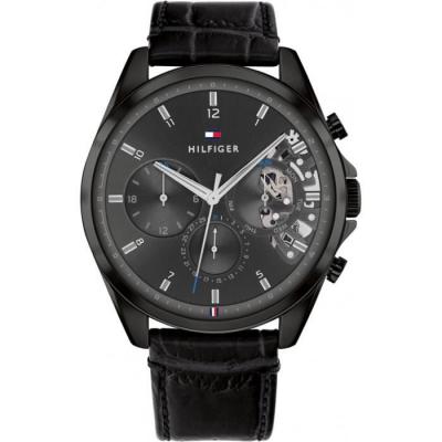 Montre Tommy Hilfiger Baker 1710452 squelette bracelet cuir