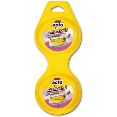 Mouches pi&egrave;ge Acto - Bo&icirc;te app&acirc;t 2 x 20 g