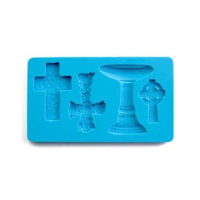 Ibili 872209 Moule 3D Croix 100% Silicone