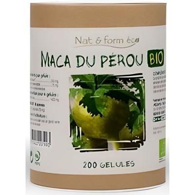 NAT&FORM Ecoresponsable - Maca Bio 200 g&eacute;lules