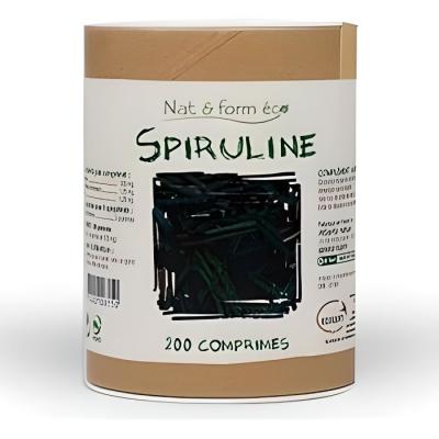 Spiruline 200 comprim&eacute;s gamme &eacute;coresponsable nat et form bio