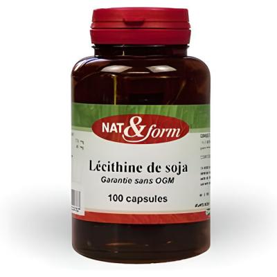 Nat Form L&eacute;cithine De Soja 100 Capsules