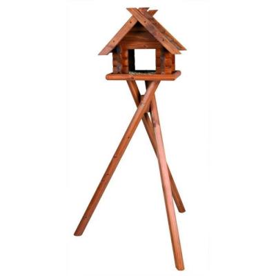 Mangeoire pour oiseaux bloc avec pied en pin Trixie Natura