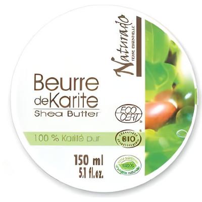 Beurre De Karite 100% Pur Bio 135g Naturado