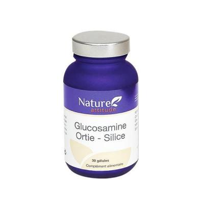 Pharm Nature Glucosamine Ortie Silice - 30 G&eacute;lules - Pot 30 g&eacute;lules