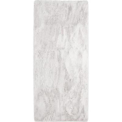 Tapis &agrave; Poils Longs Extra-Doux, 80cm x 180cm, Blanc