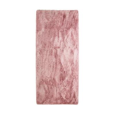 The Deco Factory Tapis &agrave; Poils Longs Extra-Doux, 80cm x 180cm, Rose