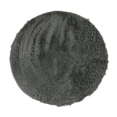 Neo yoga - tapis lavable &agrave; base fine et souple extra doux gris fonc&eacute; diam.120 ALE120115