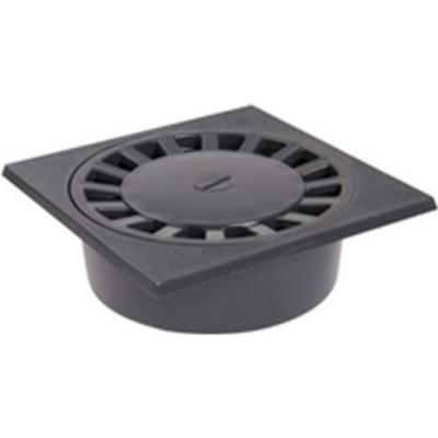 Siphon de sol faible hauteur  25x25 cm gris fonc&eacute; - NICOLL - SC891
