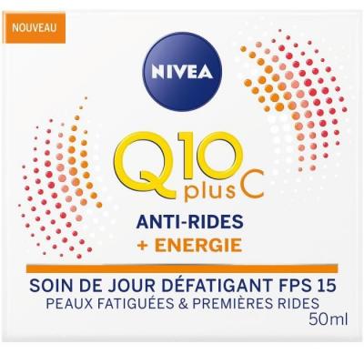 Soin Anti-&acirc;ge &Eacute;nergie Jour/fps 15 Q10 Plus Nivea - Le Pot De 50 Ml