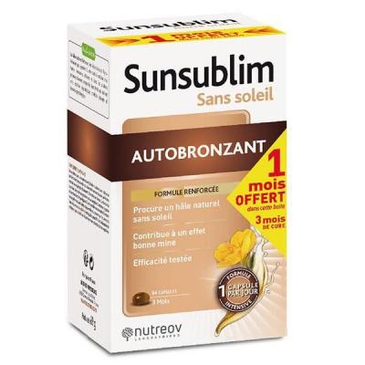 Nutreov Sunsublim Autobronzant Ultra 84 Capsules - Bo&icirc;te 84 capsules