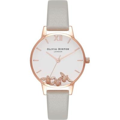Montre Femme Olivia Burton Busy Bees Rose Gold & Grey OB16CH03