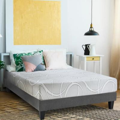 Ensemble matelas et sommier Eupraxie - Blanc - 90 x 190 cm