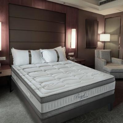 Ensemble 5* 180x200 Matelas + Sommier Bois Mi-ferme