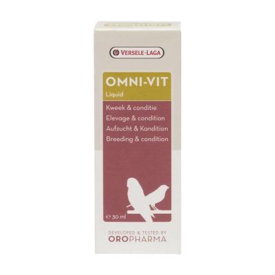 VERSELE-LAGA Oropharma - Complement Oiseaux - Omni VIT Liquid - 30 ML