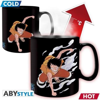 Abystyle Mug magique Luffy & Ace - One Piece- - Mugs et tasses