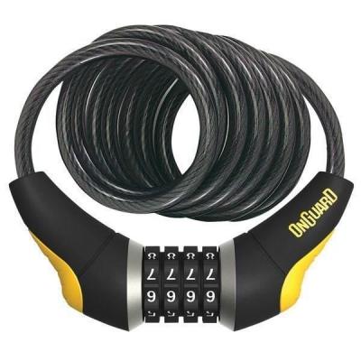 Onguard Doberman Combi Cable Lock Noir 185 cm x 10 mm