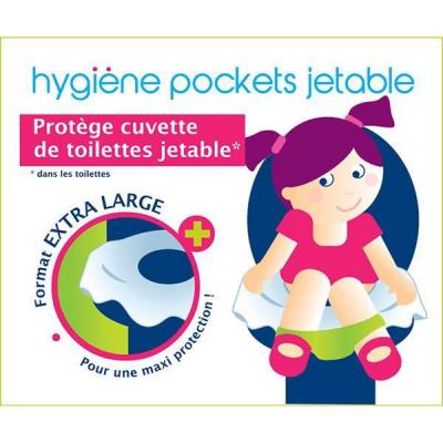 Lot de 10 Prot&egrave;ges cuvette de toilettes extra large 