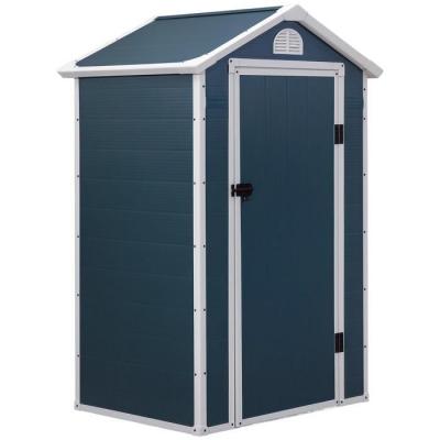 Abri de jardin verrouillable  134x104x204cm Gris
