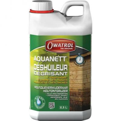 D&eacute;shuileur / D&eacute;grisant g&eacute;lifi&eacute; tous bois Owatrol AQUANETT 2.5 litres