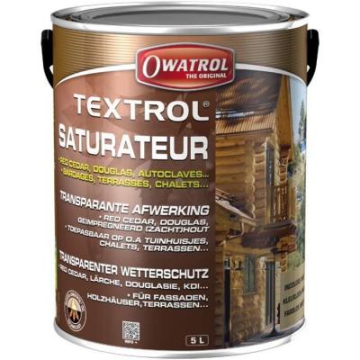 Saturateur ext&eacute;rieur bois r&eacute;sineux / Autoclaves Owatrol TEXTROL Ch&ecirc;ne rustique (ow13) 5 litres