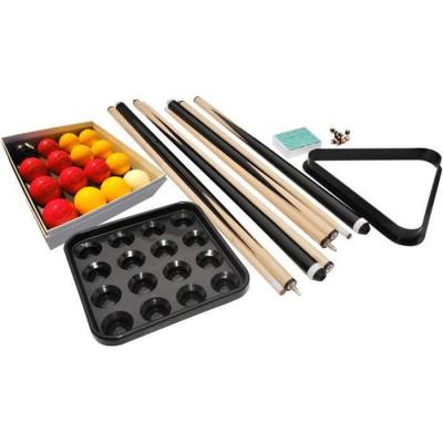 Pack complet billard pool en r&eacute;sine et bois